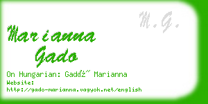 marianna gado business card